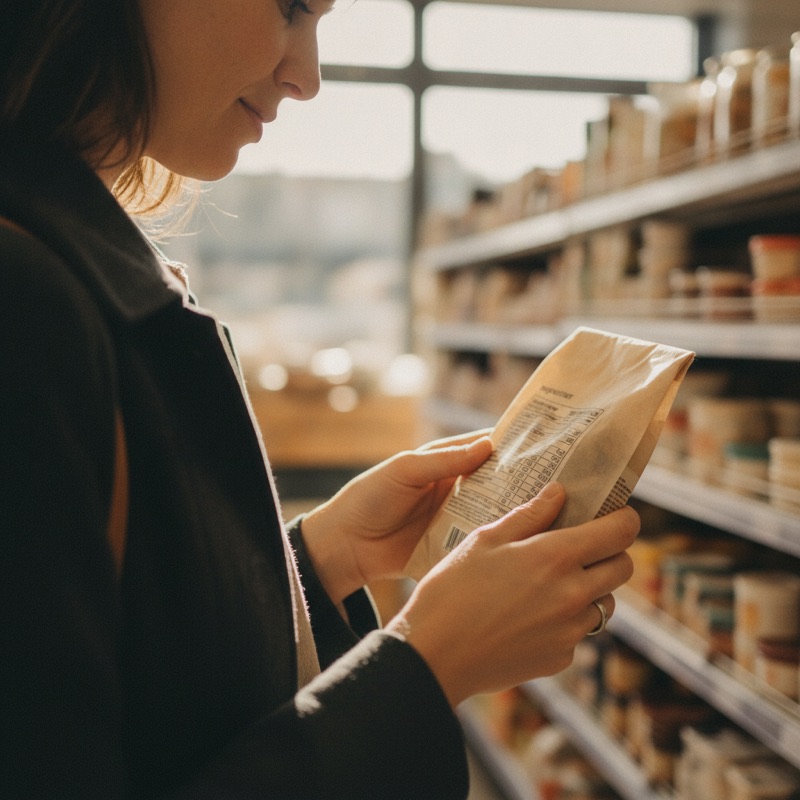 Des aliments sans additifs